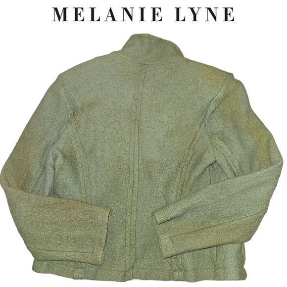 Melanie Lyne Green Wool Jacket - Picture 6 of 14
